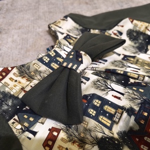 Karácsonyi kislány ruha, 110 - ruha & divat - babaruha & gyerekruha - ruha - Meska.hu