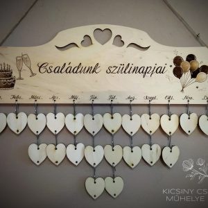 Szülinapi öröknaptár - Meska.hu