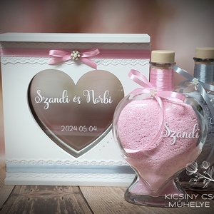 Esküvői homoköntő szett - esküvő - esküvői szett - Meska.hu