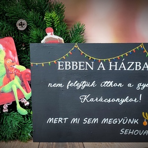 Karácsonyi tábla , Karácsony, Karácsonyi lakásdekoráció, Mindenmás, MESKA