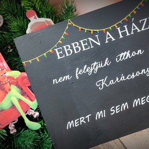 Karácsonyi tábla  - karácsony - karácsonyi lakásdekoráció - Meska.hu