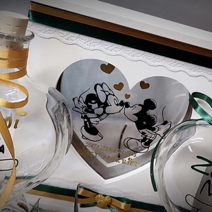 Homok ceremónia, esküvői homoköntő szett Mickey egér - Meska.hu