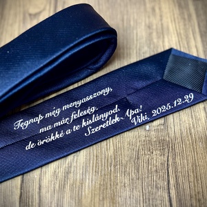 Örömapa nyakkendő, tanúfelkérő - Meska.hu