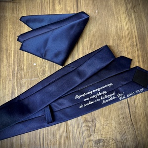 Örömapa nyakkendő, tanúfelkérő - esküvő - kiegészítők - nyakkendő - Meska.hu