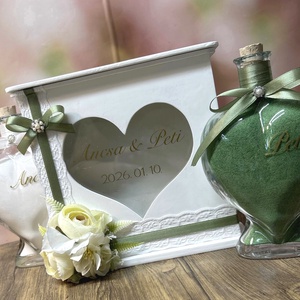 Homoköntő szett  - esküvő - emlék & ajándék - nászajándék - ceremónia szett - Meska.hu