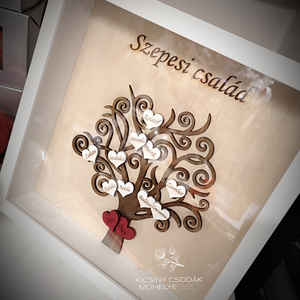 Szülőköszöntő családfa kép esküvőre � egyedi névre szóló ajándék örömszülőknek, nagyszülőknek � keretes családfa dekorác, Esküvő, Emlék & Ajándék, Szülőköszöntő ajándék, , MESKA