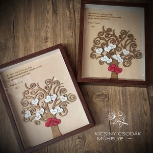 Szülőköszöntő családfa kép esküvőre � egyedi névre szóló ajándék örömszülőknek, nagyszülőknek � keretes családfa dekorác, Esküvő, Emlék & Ajándék, Szülőköszöntő ajándék, Gravírozás, pirográfia, MESKA