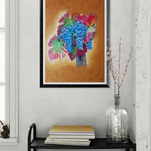 Őszi szőlőtőke - művészet - festmény - olajfestmény - Meska.hu Őszi szőlőtőke - művészet - festmény - olajfestmény - Meska.hu