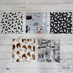 Textil szavéta / újraszalvéta, többféle minta - zerowaste / nowaste - szendvics csomagoló - szendvics csomagoló - Meska.hu