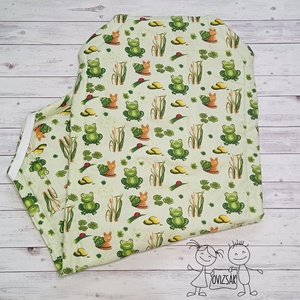 Békás csigás ovis vagy kisgyermek ágynemű szett + ovizsák tornazsák szett + derékalj  - játék & sport - ovis felszerelés - ovis szett - Meska.hu