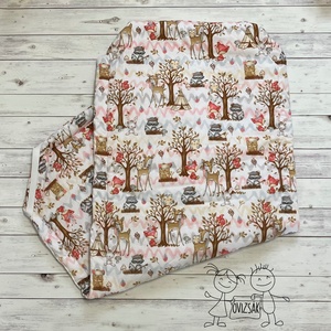 Erdei állatos ovis vagy kisgyermek ágynemű szett + ovizsák tornazsák szett + derékalj  - játék & sport - ovis felszerelés - ovis szett - Meska.hu