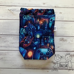 Tisztasági zsák - gamer minta, Játék & Sport, Ovis felszerelés, Egyéb ovis kiegészítő, Varrás, MESKA