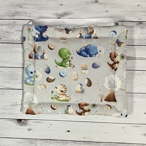 Székpárna iskolába - szürke dínó minta, Otthon & Életmód, Lakástextil, Székpárna, huzat, Varrás, MESKA