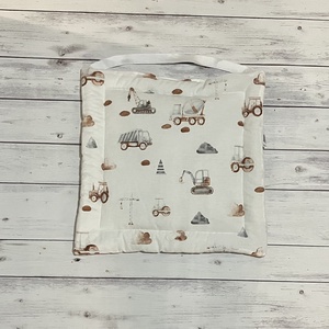 Székpárna iskolába - munkagép minta, Otthon & Életmód, Lakástextil, Székpárna, huzat, Varrás, MESKA