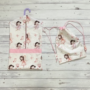 Virág tündér mintás ovizsák és tornazsák szett, Játék & Sport, Ovis felszerelés, Ovis szett, Varrás, MESKA