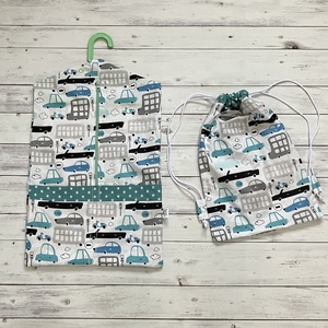 Menta autós ovizsák és tornazsák szett, Játék & Sport, Ovis felszerelés, Ovis szett, Varrás, MESKA