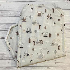 Munkagépes ovis vagy kisgyermek ágynemű szett + ovizsák tornazsák szett + derékalj  - játék & sport - ovis felszerelés - ovis szett - Meska.hu