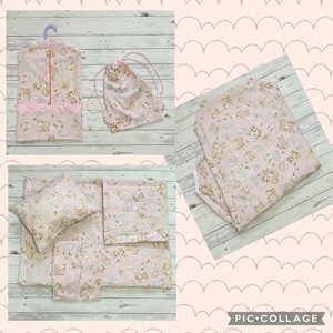 Állatos ovis vagy kisgyermek ágynemű szett + ovizsák tornazsák szett + derékalj  - Meska.hu