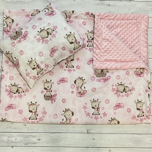 Zsiráfos ovis vagy kisgyermek ágynemű (2 db) + ovizsák tornazsák szett + derékalj - játék & sport - ovis felszerelés - ovis szett - Meska.hu