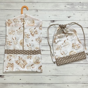 Erdei állatos ovizsák és tornazsák szett, Játék & Sport, Ovis felszerelés, Ovis szett, Varrás, MESKA