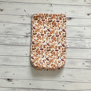 Kenyeres zsák - péksüti mintával - táska & tok - bevásárlás & shopper táska - kenyeres zsák - Meska.hu