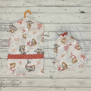 Sellő mintás ovizsák és tornazsák szett, Játék & Sport, Ovis felszerelés, Ovis szett, Varrás, MESKA