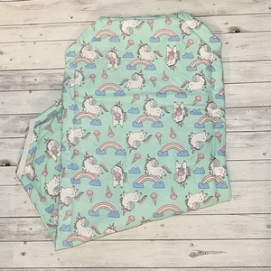 Unikornis és fagyi mintás ovis vagy kisgyermek ágynemű szett + ovizsák tornazsák szett + derékalj  - játék & sport - ovis felszerelés - ovis szett - Meska.hu