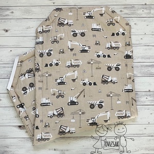 Munkagépes ovis vagy kisgyermek ágynemű szett + ovizsák tornazsák szett + derékalj  - játék & sport - ovis felszerelés - ovis szett - Meska.hu