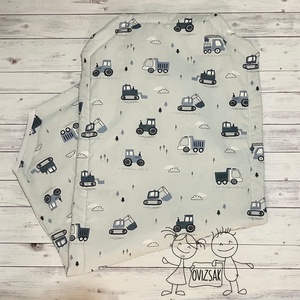 Munkagépes ovis vagy kisgyermek ágynemű szett + ovizsák tornazsák szett + derékalj  - játék & sport - ovis felszerelés - ovis szett - Meska.hu