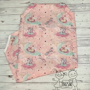 Unikornis mintás ovis vagy kisgyermek ágynemű szett + ovizsák tornazsák szett + derékalj  - játék & sport - ovis felszerelés - ovis szett - Meska.hu