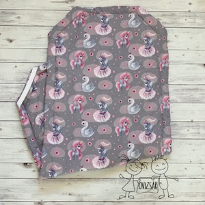 Unikornis és hattyú mintás ovis vagy kisgyermek ágynemű + ovizsák tornazsák szett + derékalj - játék & sport - ovis felszerelés - ovis szett - Meska.hu