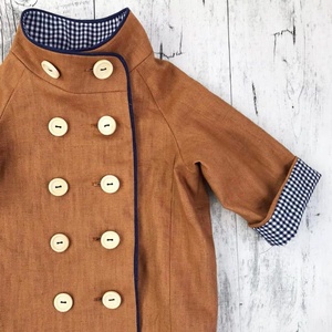Unisex gyermek kabát oilskin  - ruha & divat - babaruha & gyerekruha - gyerek kabát, dzseki - Meska.hu