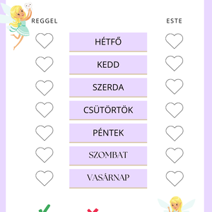 Fogtündér levél, fogmosási ellenőrző lista, kiesett fogak vezetése, oklevél - játék & sport - készségfejlesztő és logikai játék - logikai játékok - Meska.hu