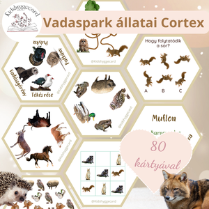 Cortex Erdei / Házi állatok 80 kártya vadaspark állatai  - Meska.hu