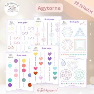 Agytorna újtorna finommotorika - játék & sport - készségfejlesztő és logikai játék - logikai játékok - Meska.hu