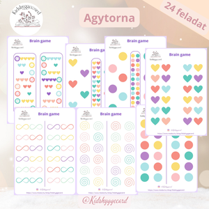 Agytorna újtorna finommotorika - játék & sport - készségfejlesztő és logikai játék - logikai játékok - Meska.hu