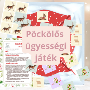 Téli pöckölős ügyességi játék - karácsony - mikulás - mikulás ajándékok - Meska.hu
