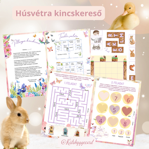 Kincskereső húsvéti tavaszi tojás escape room szabaduló szoba  - Meska.hu