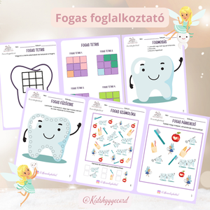 Fogas foglalkoztató - játék & sport - készségfejlesztő és logikai játék - logikai játékok - Meska.hu
