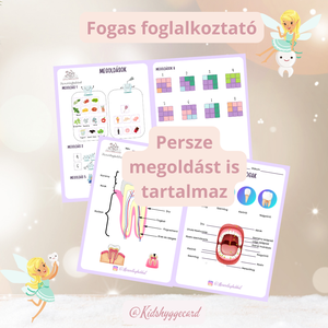 Fogas foglalkoztató - játék & sport - készségfejlesztő és logikai játék - logikai játékok - Meska.hu
