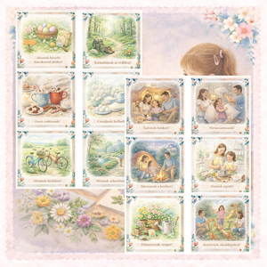 Tavaszi élmény kártyák bakancs lista programok - játék & sport - készségfejlesztő és logikai játék - logikai játékok - Meska.hu