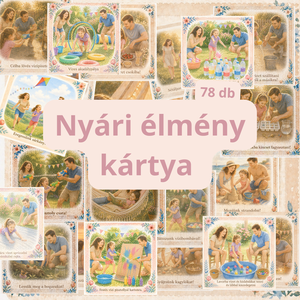Nyári élmény kártyák bakancs lista programok 78 kártya ötletek kánikulára - Meska.hu