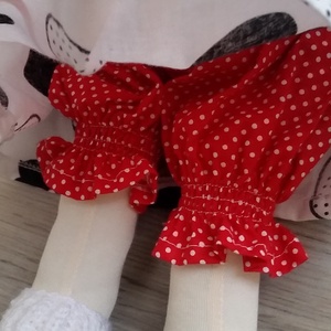 rongybaba, baba, Minnie, Mickey mouse, Minnie mouse, waldorf baba - játék & sport - baba & babaház - öltöztethető baba - Meska.hu