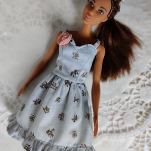 Barbie babaruha menta színű - Meska.hu