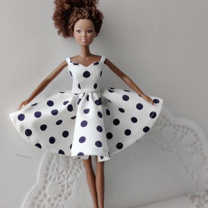 Barbie babaruha Rockabilly - játék & sport - baba & babaház - babaruha, babakellék - Meska.hu