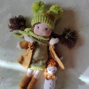 Waldorf baba rongybaba - játék & sport - baba & babaház - öltöztethető baba - Meska.hu