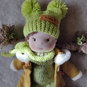 Waldorf baba rongybaba - játék & sport - baba & babaház - öltöztethető baba - Meska.hu