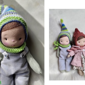 Waldorf manó, rongybaba, waldorf baba - játék & sport - baba & babaház - öltöztethető baba - Meska.hu