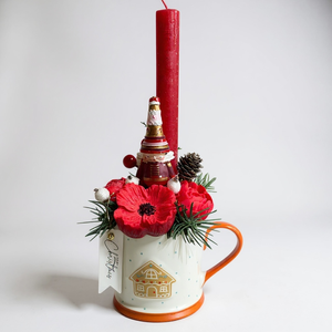 Bögrés adventi dísz - Meska.hu