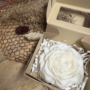 Bazsarózsa (peony) gyertya - otthon & életmód - gyertya, illat, aroma - gyertya - Meska.hu